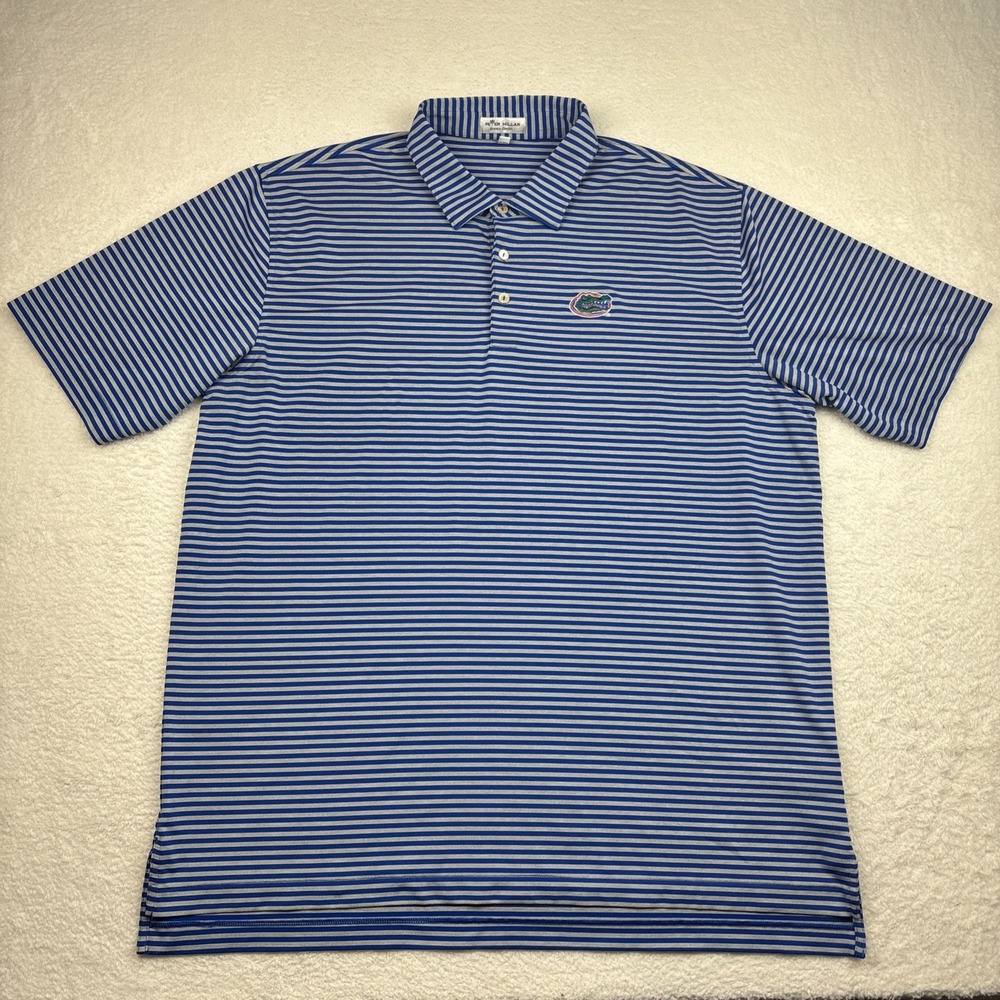FLORIDA GATORS x PETER MILLAR Men Polo Shirt 2XL Summer Comfort Golf Performance - Picture 2 of 13